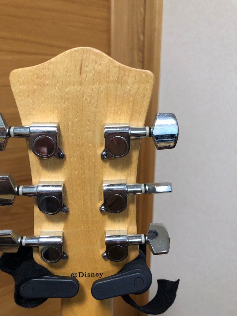 Disney エレキギター 青/黒