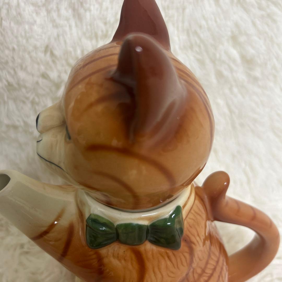 【美品】tony wood トニーウッド　猫のティーポット　イギリス