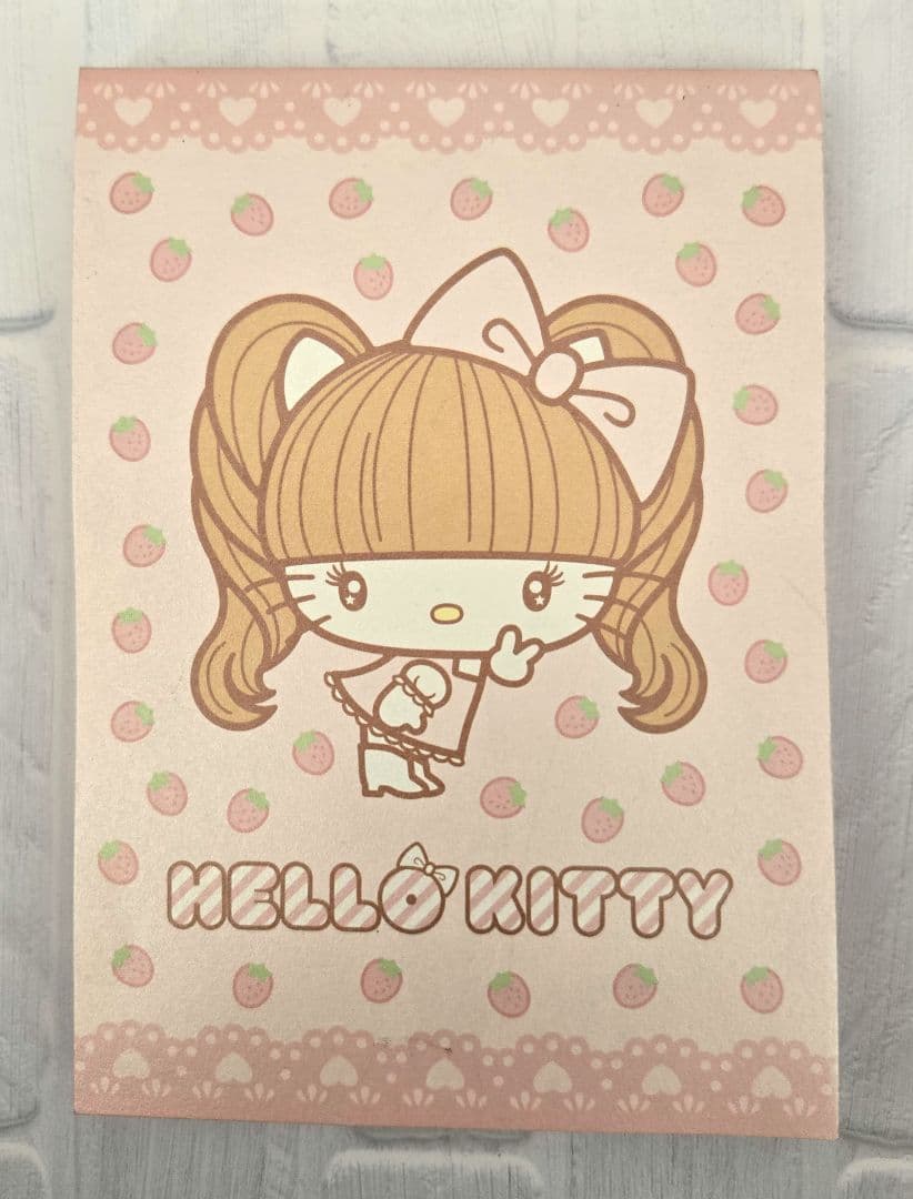 サンリオ sanrio ハローキティ 辻希美 メモ帳 HELLO KITTY