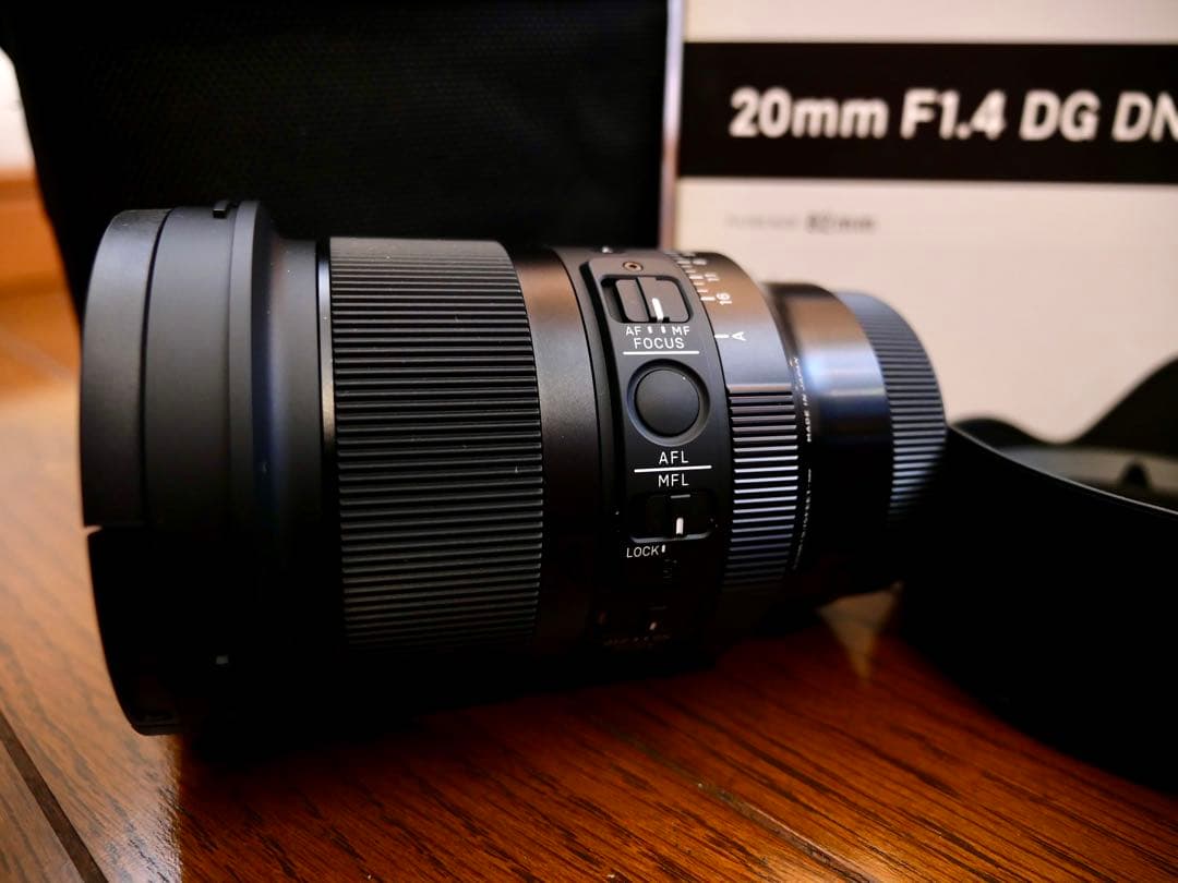【ほぼ新品】SIGMA 20mm F1.4 DG DN Lマウント