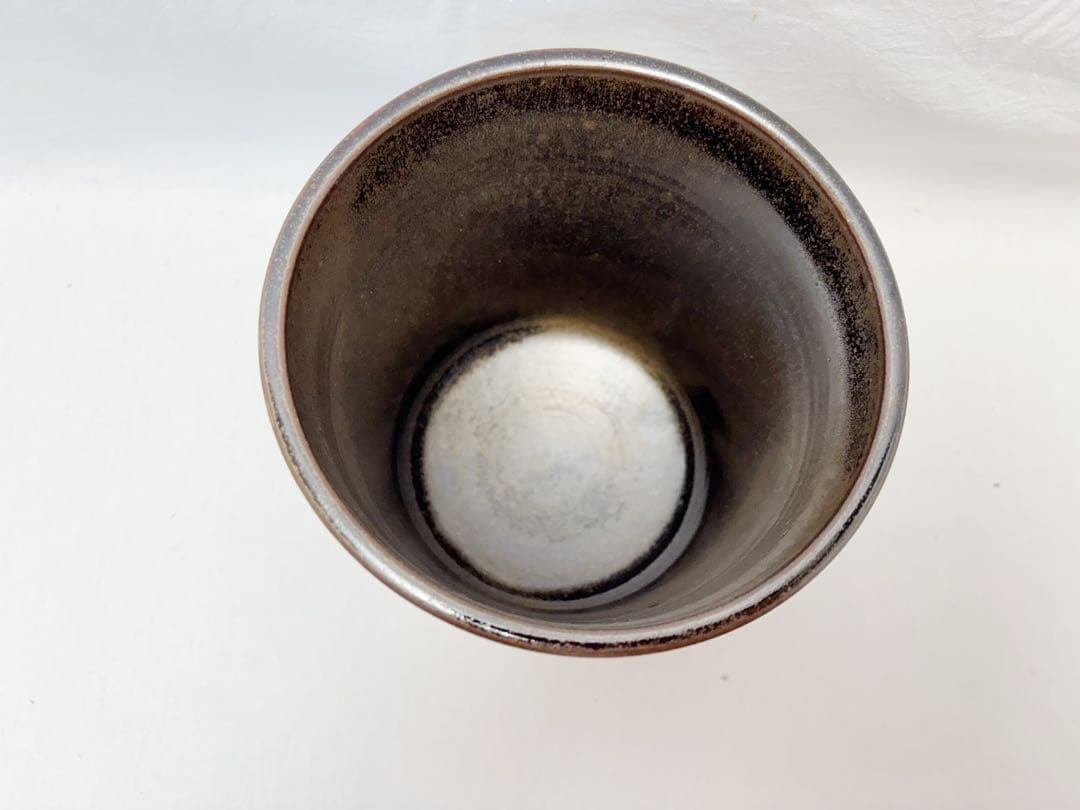 ほぼ未使用 茶道具 淡海ぜぜ 窯元 陽炎園造 膳所焼 糸目 水指 陶印 共箱