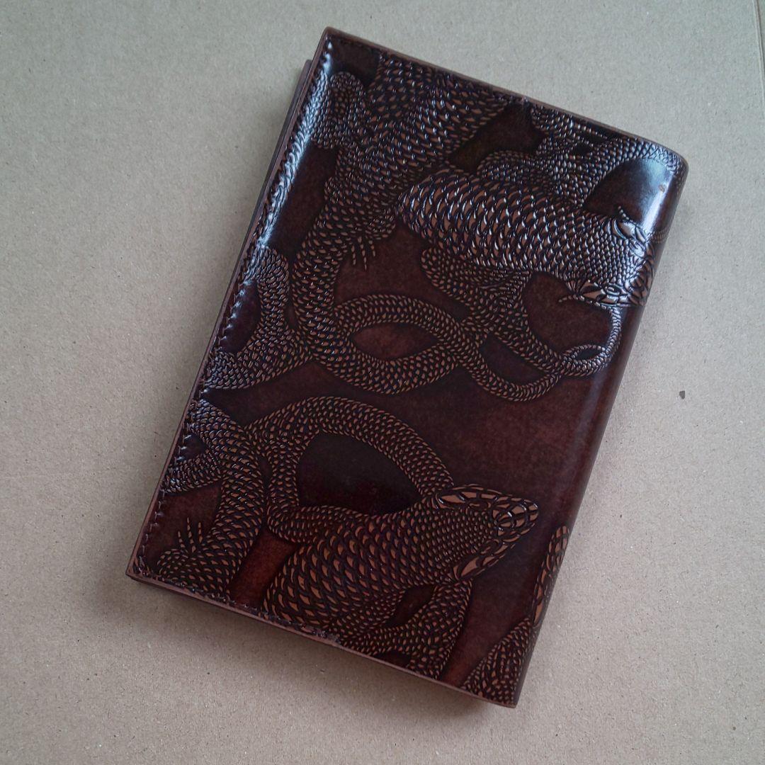 革ノート  ペギーヒュンキン  トカゲ  フランス 手帳カバー