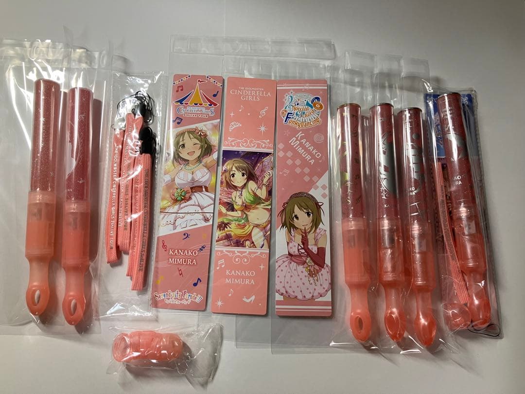 デレマス 3rd 〜 10th コンサートライト 三村かな子 6点