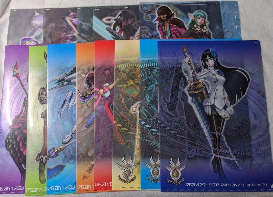 ファンタシースターポータブル2 & インフィニティ クリアファイルセット