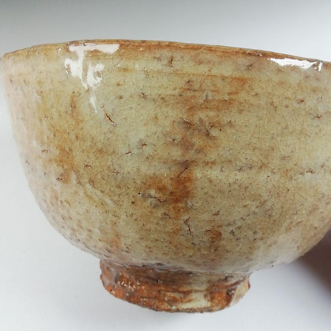 Ｔ６３０　茶碗　『萩茶碗』『天寵窯　七代　兼田三左衛門 造』共箱　抹茶碗　茶道具