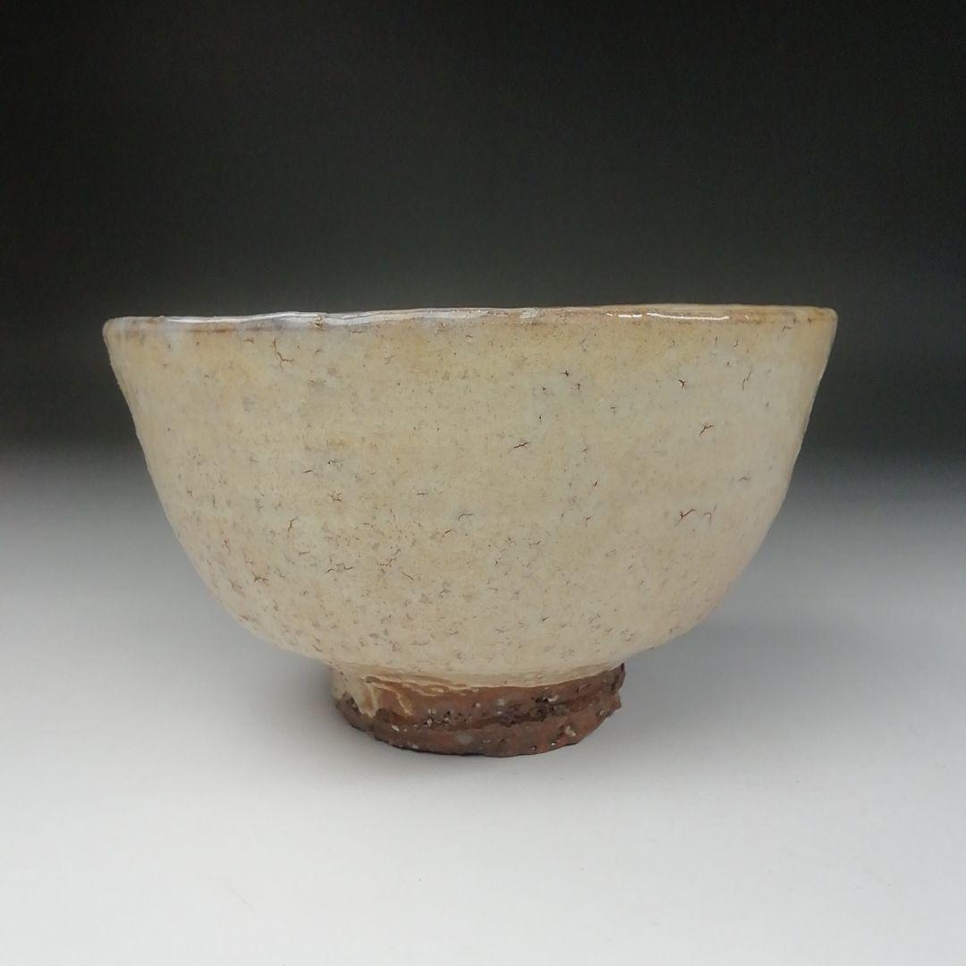 Ｔ６３０　茶碗　『萩茶碗』『天寵窯　七代　兼田三左衛門 造』共箱　抹茶碗　茶道具