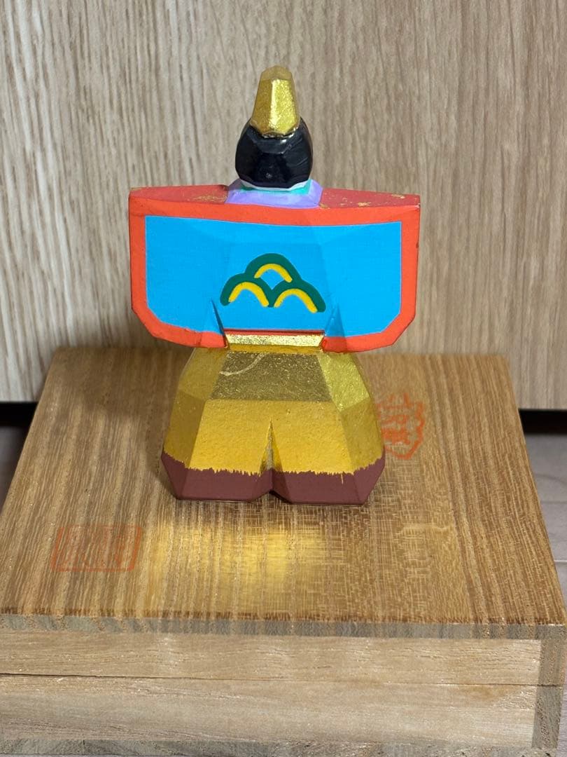 【最終値下げ】奈良一刀彫 神泉作 立雛 お雛様 お内裏様 雛人形 工芸品