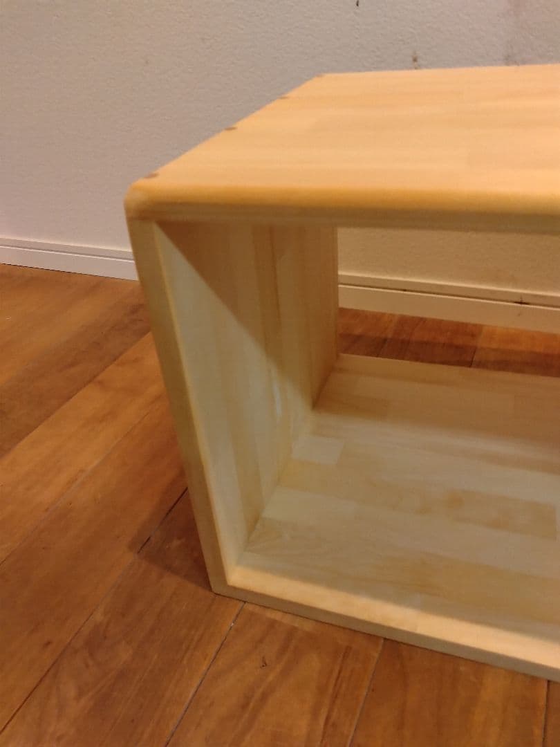 木製　ハンドメイド　オーダー　日の字型　ベンチ　棚　シェルフ　ラック　水槽台