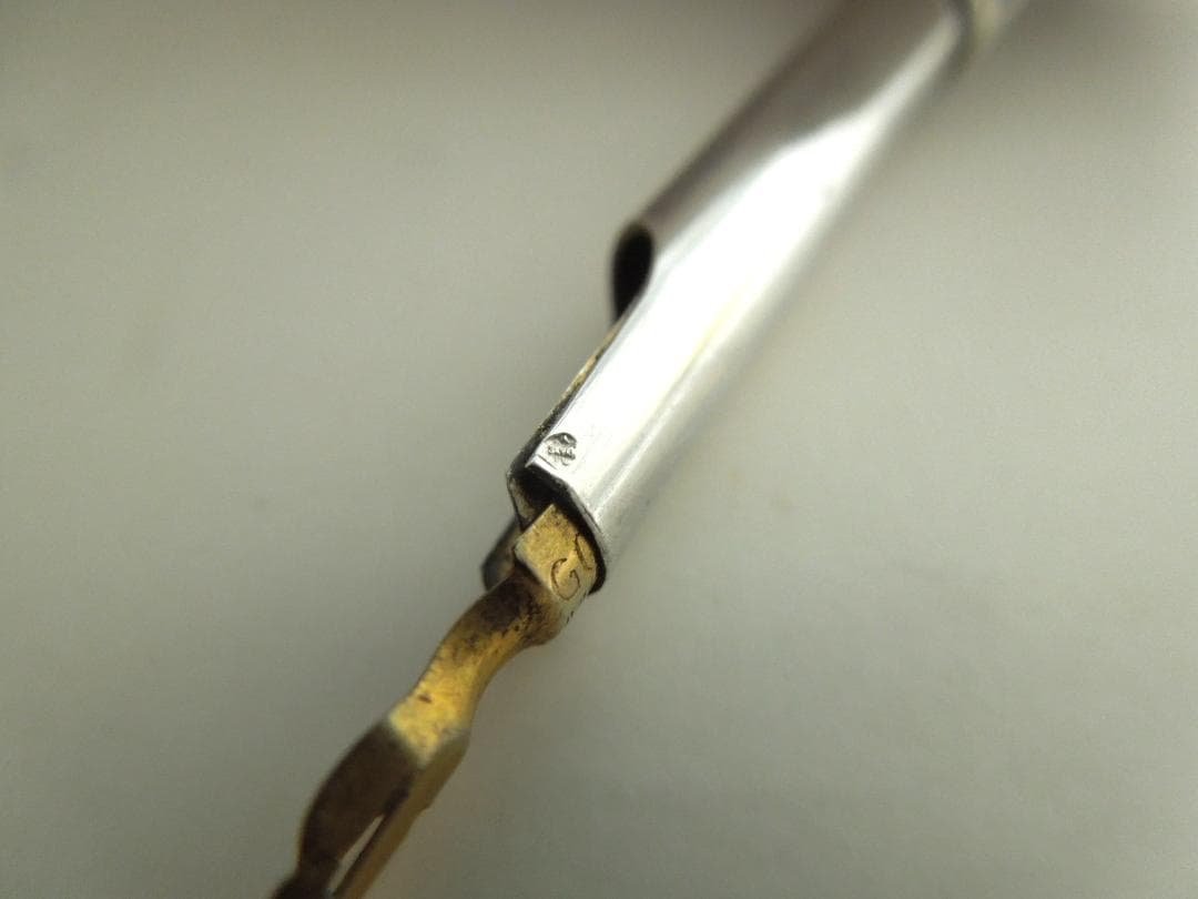 フランス　シルバーペン　純銀