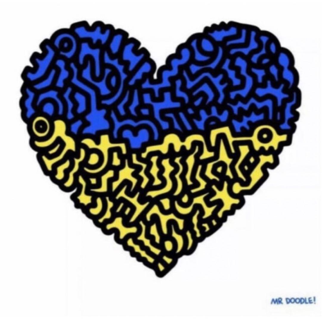 コレクション Mr.Doodle 'Doodle for Ukraine' print