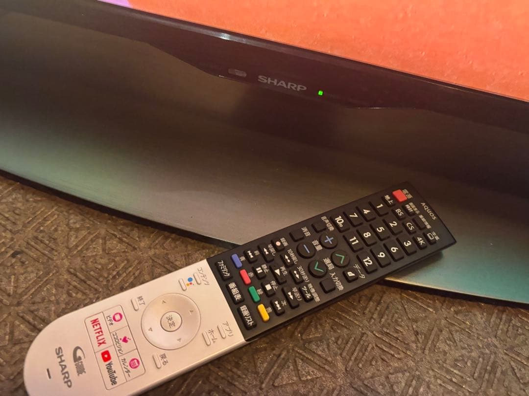 シャープ 40V型 4K液晶テレビ AQUOS 4T-C40BJ1 動画アプリ○