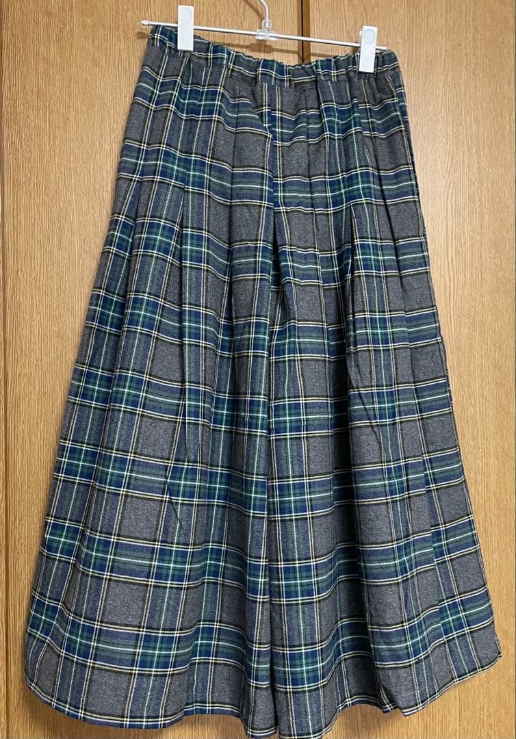 【未使用！】ubasoku ウバソク　チェックキュロットパンツ