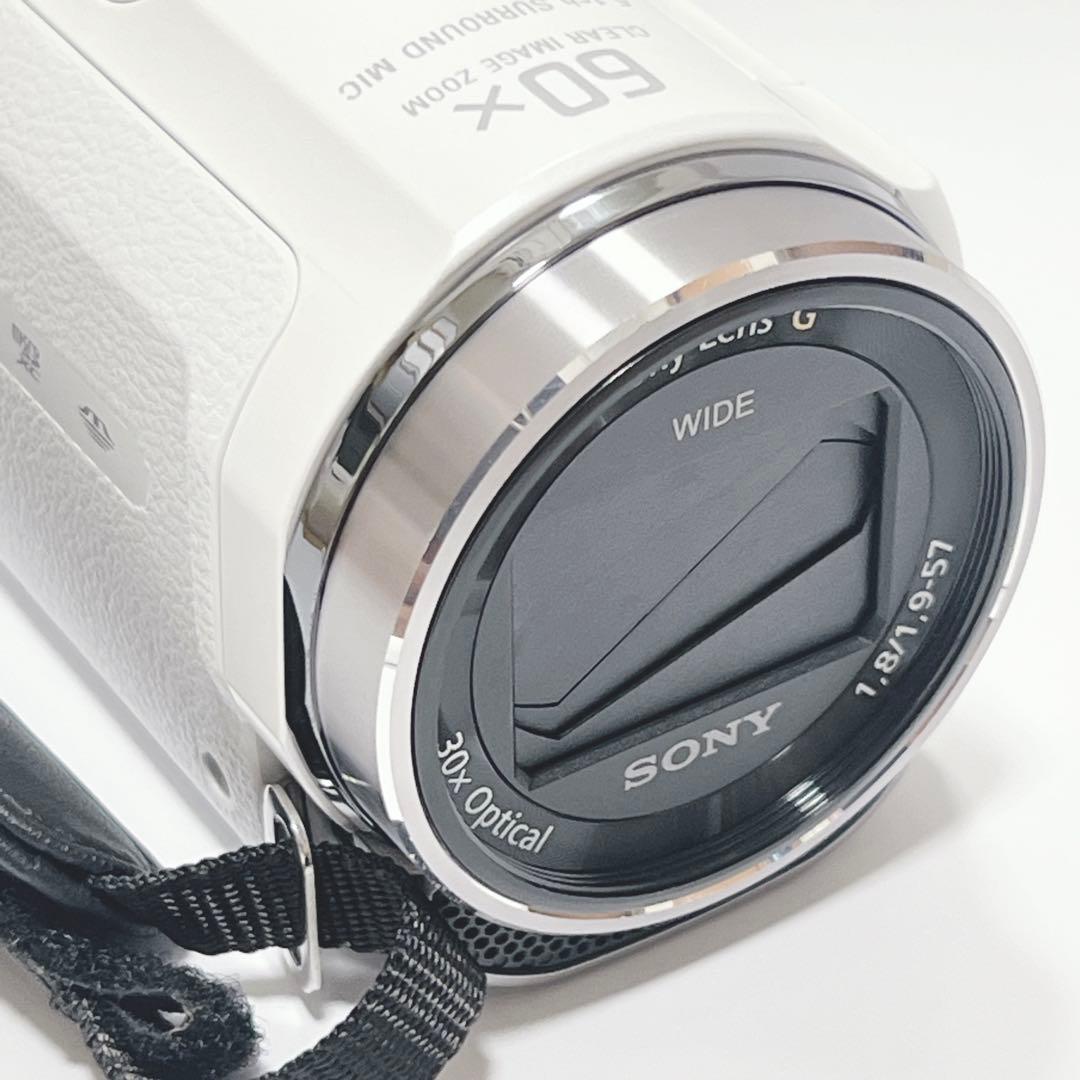 【美品】SONY HDR-CX535 ビデオカメラ ホワイト