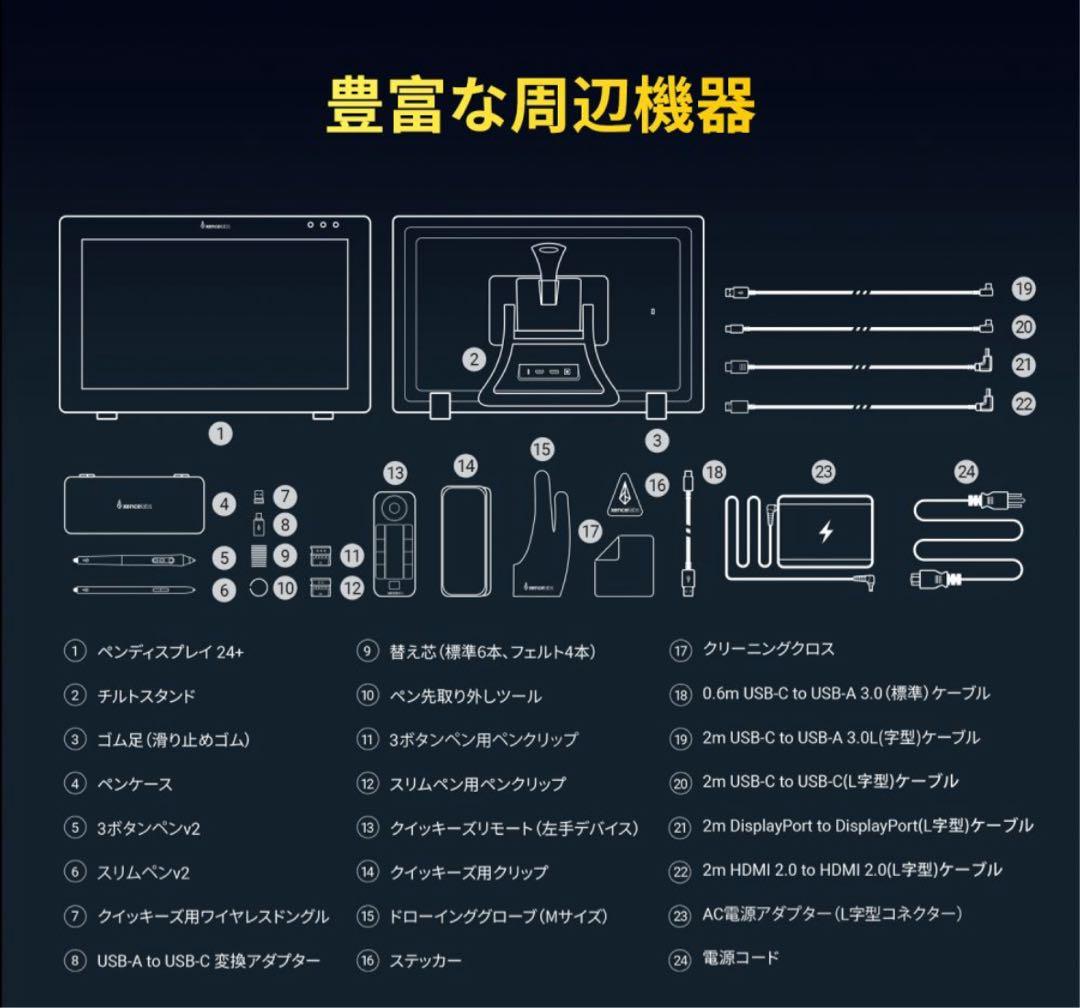 Xencelabs ペンディスプレイ 24+