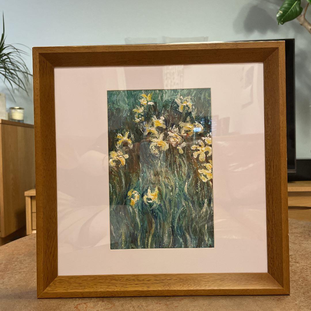 クラウドモネ　黄色の百合　印象派