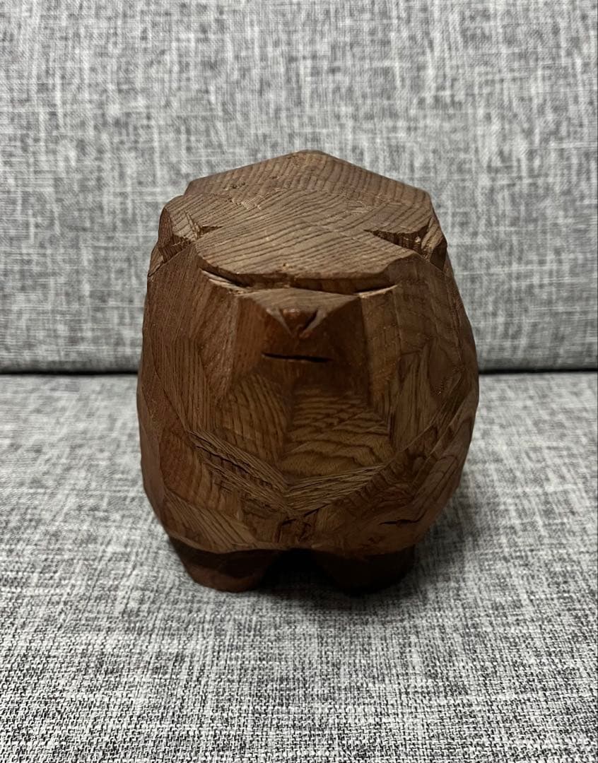 八雲　柴崎重行　彫刻熊　志　木彫り