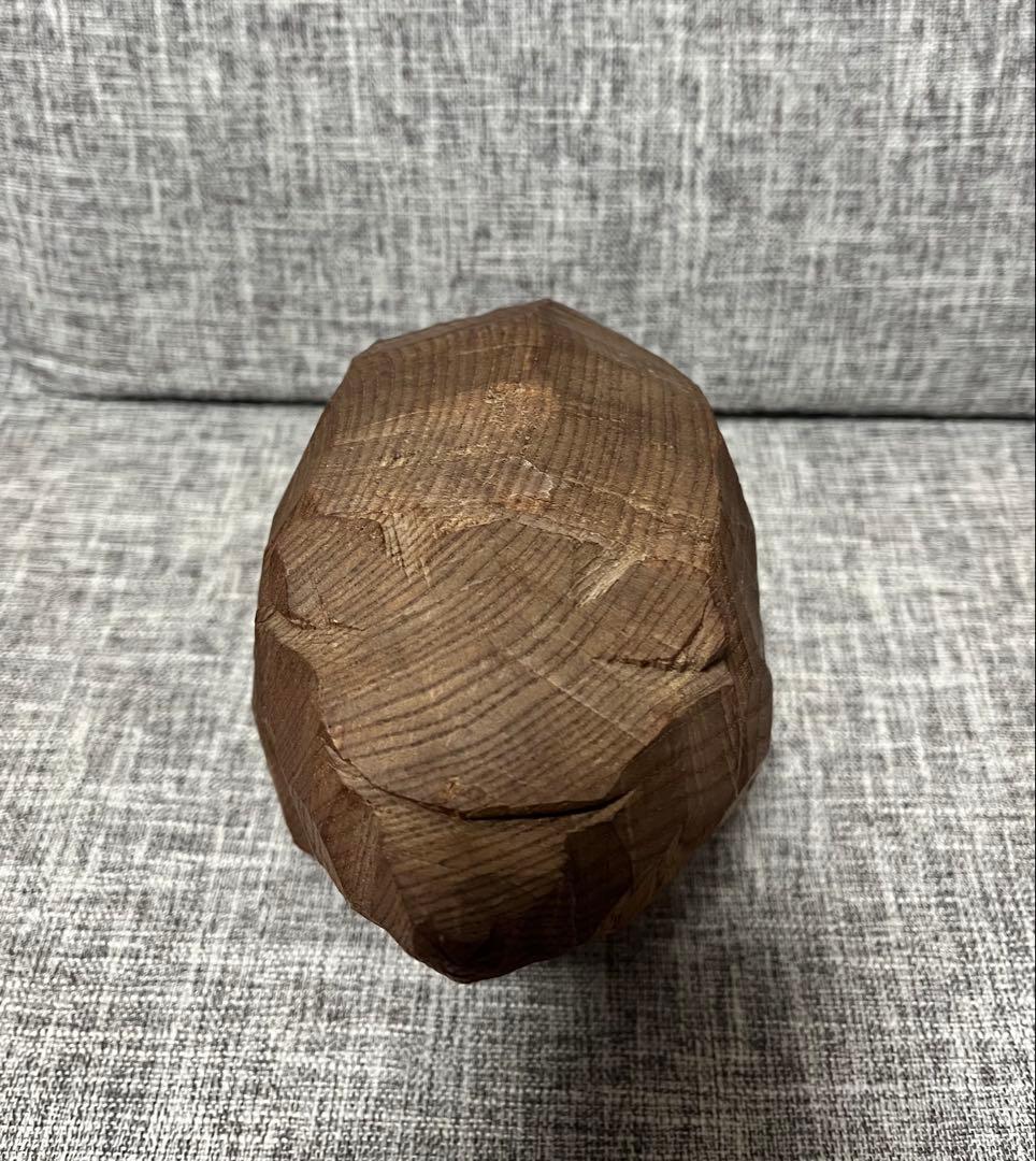 八雲　柴崎重行　彫刻熊　志　木彫り