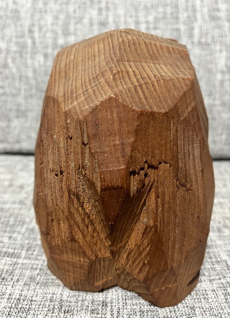 八雲　柴崎重行　彫刻熊　志　木彫り