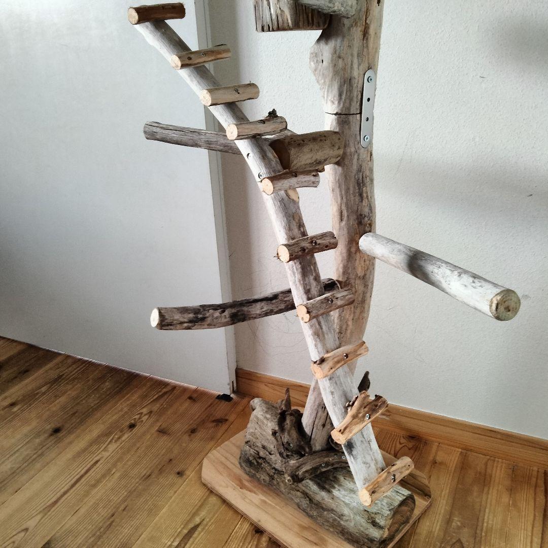 バードアスレチックジム大型 ㊹ 天然木 自然木 流木 止まり木 インコ オウム