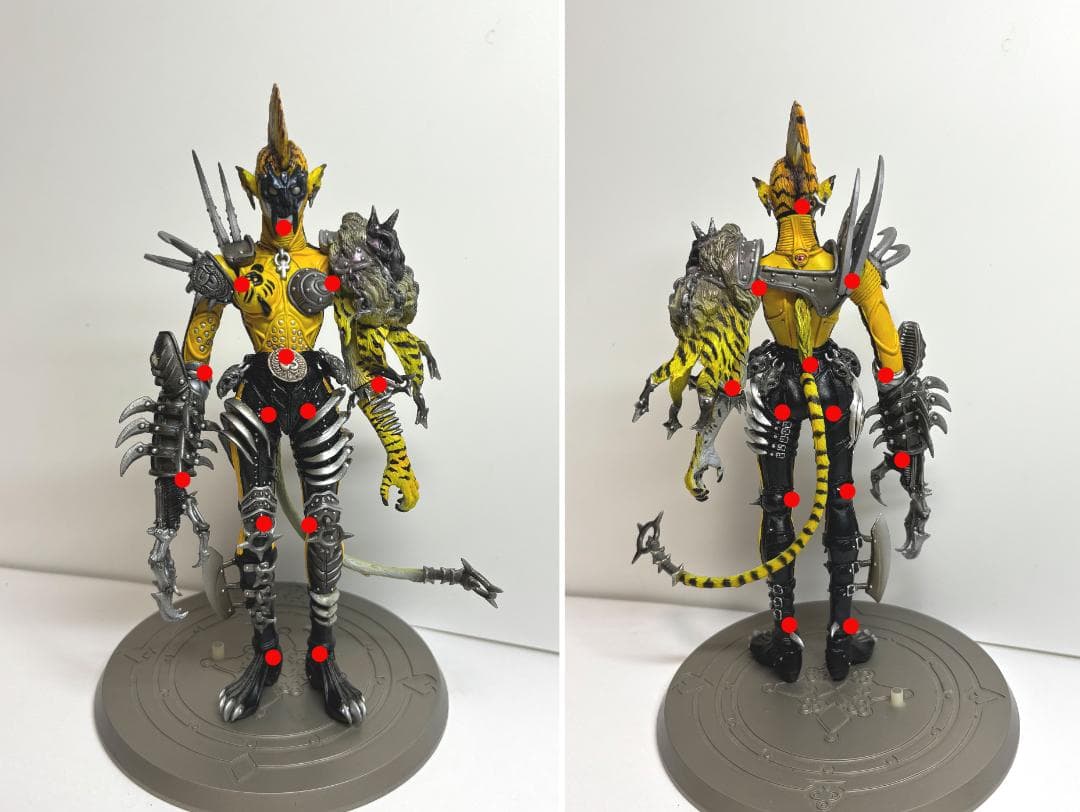 可動改造：アートワークスモンスターズ　限定品　タイガーアンデッド