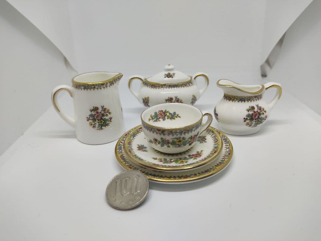 ミニチュア コールポート coalport ウェッジウッド アンティーク カップ