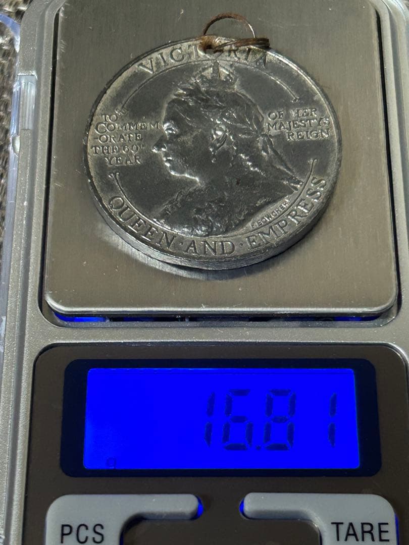 イギリス 1897 WMメダル 即位60年 王位継承 ヴィクトリア