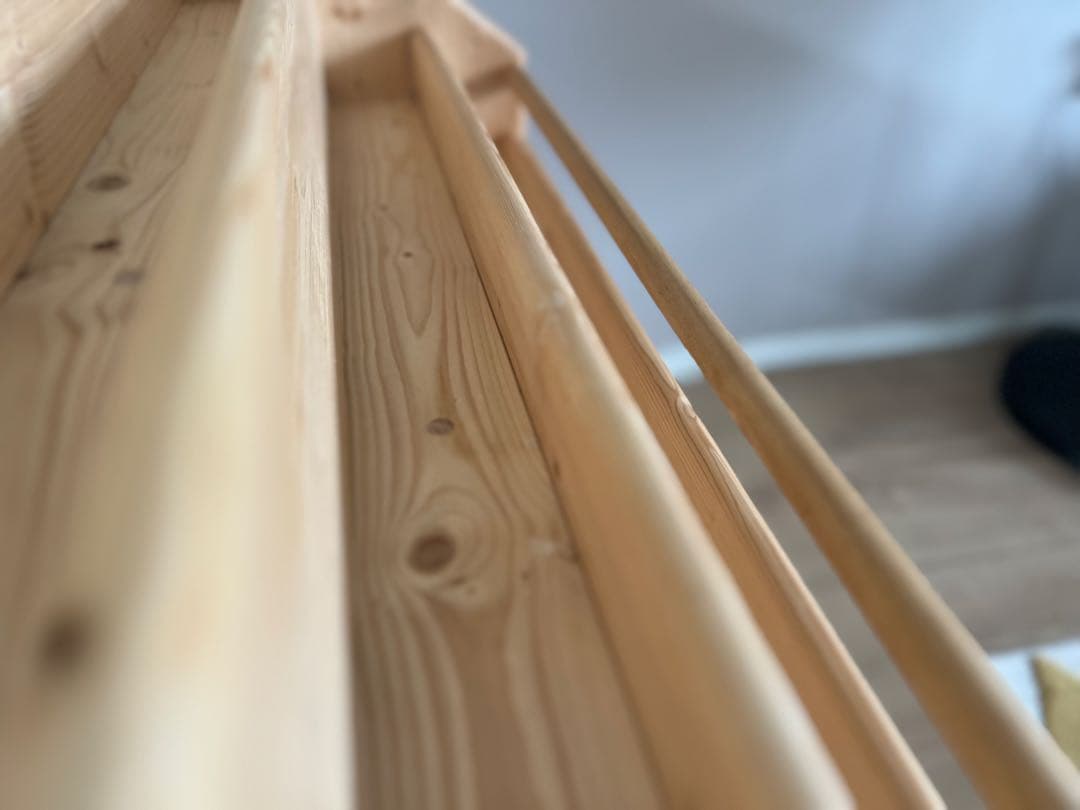 木製オープンシェルフ 3段　絵本棚　絵本ラック