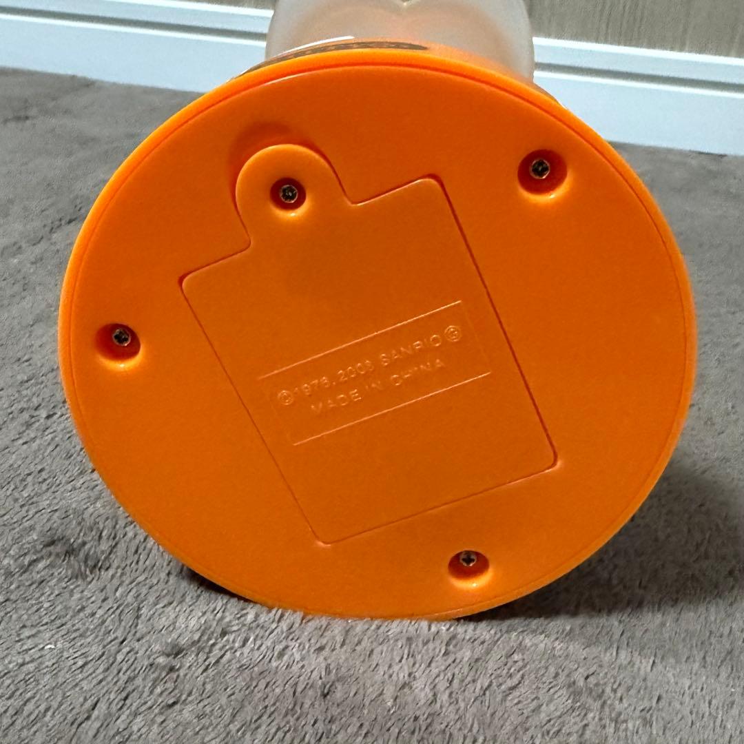 【希少】サンリオ レトロ キティ メイド おじぎアクションライト オレンジ