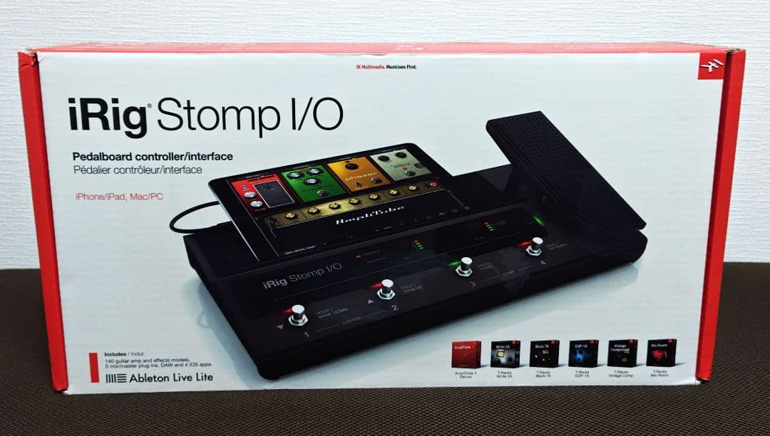 IK Multimedia iRig Stomp I/O エフェクトペダル