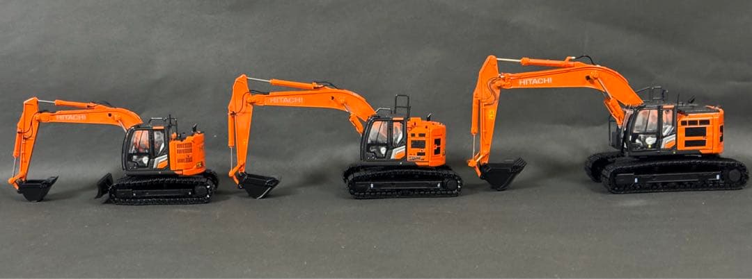 入手困難　日立建機ZAXIS ZX135 225 345 油圧ショベル1/50