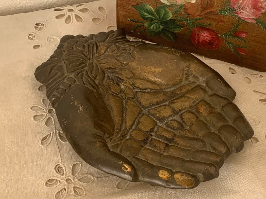 フランスアンティーク　ハンドトレイ　ブロカント