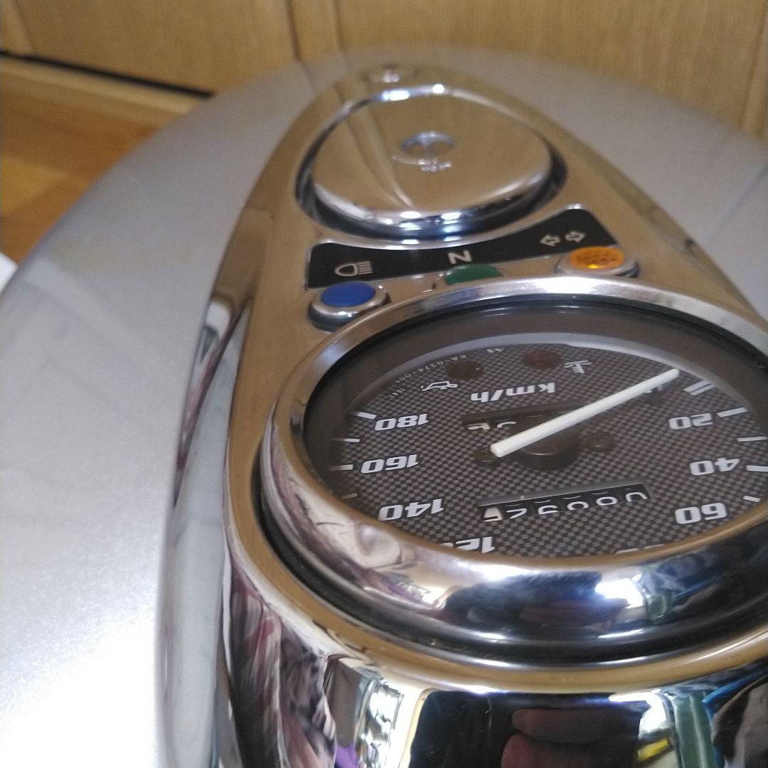 カワサキVN250AEエリミネーター タンク シルバー/ブラック。