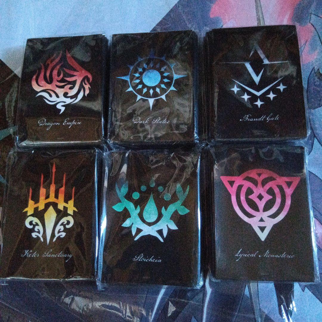 ヴァンガード グラデーションブラック スリーブ 六国家セット 大ヴァンガ祭