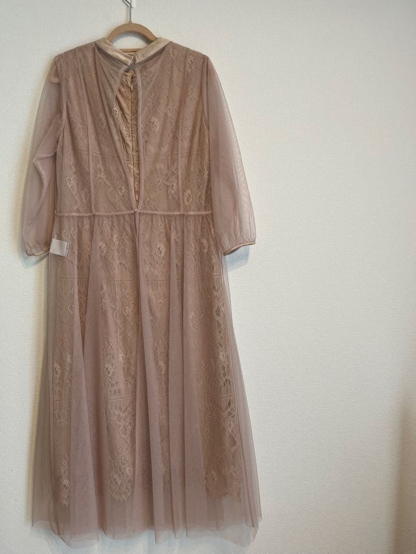 stola. オケージョンドレス レース＆チュール重ねドレス