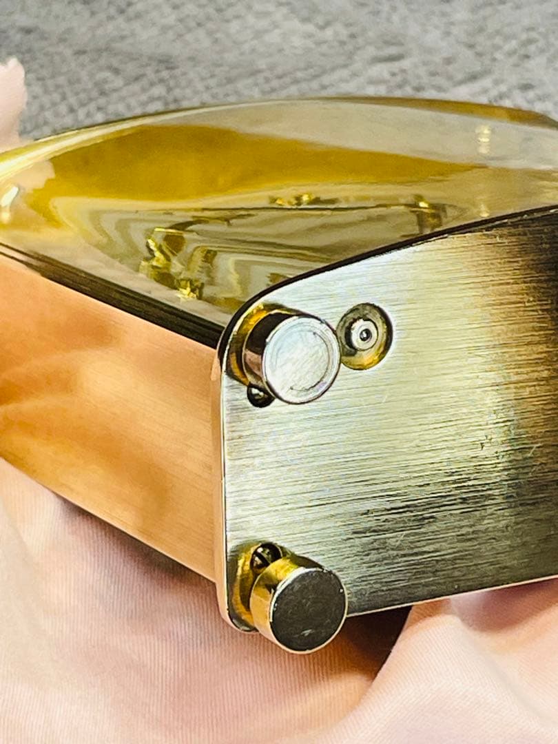 ドイツMauthe '50 BrassTableClock 真鍮置時計　順調稼働