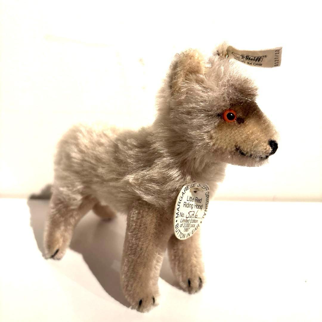 steiff wolf オオカミ　限定2000体　オールドシュタイフ　超希少