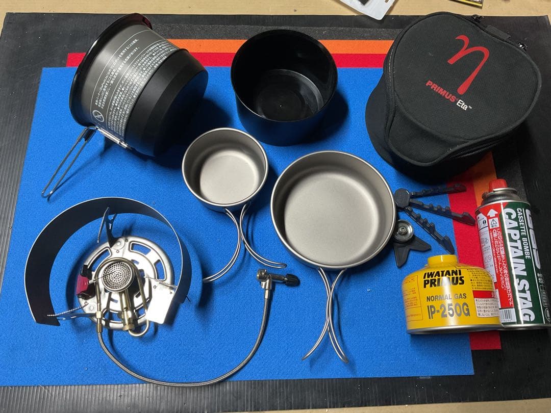 PRIMUS Eta pack light 動作良好美品&新品チタンクッカー２点