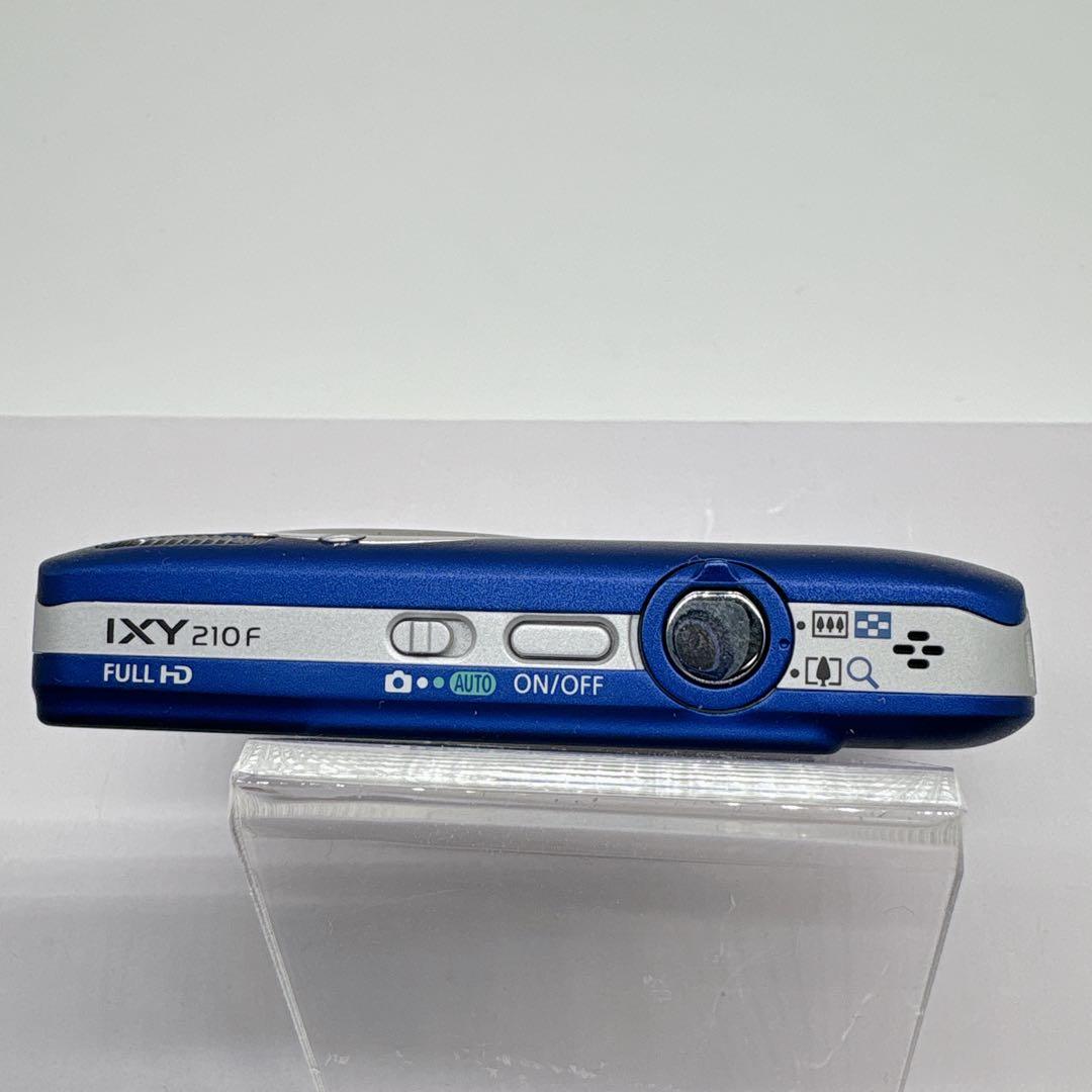 Canon IXY 210F デジタルカメラ ブルー バッテリーチャージャー付き