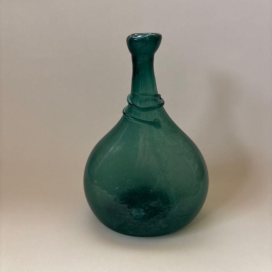 イラン　17世紀〜18世紀　酒瓶　ガラス　民藝　骨董　アンティーク