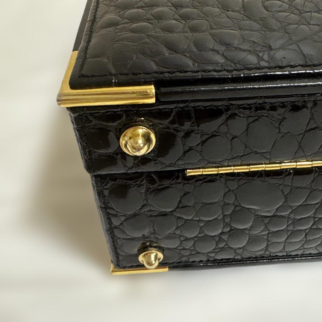 美品　クロコダイル　アタッシュケース