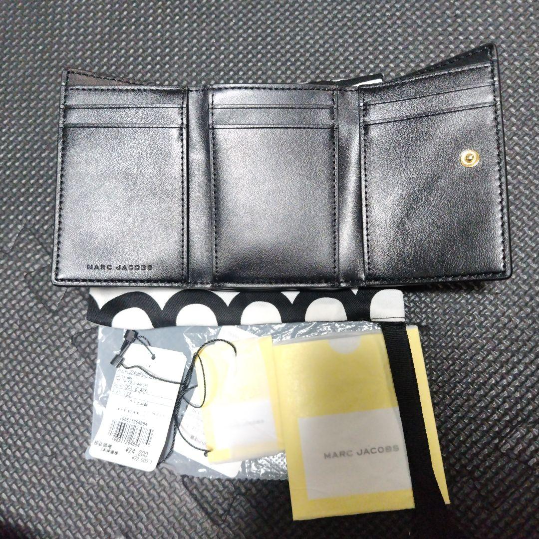 MARC JACOBS THE WALLET ブラック三つ折り財布