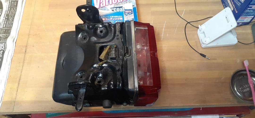 CB750F　CB750FBB　テールランプ ステー小物入れ付　ウィンカーステー