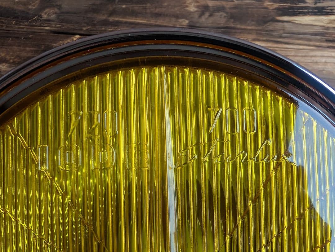 マーシャル 720 ヘッドライト イエローレンズ 金猫 リム付き キティカット