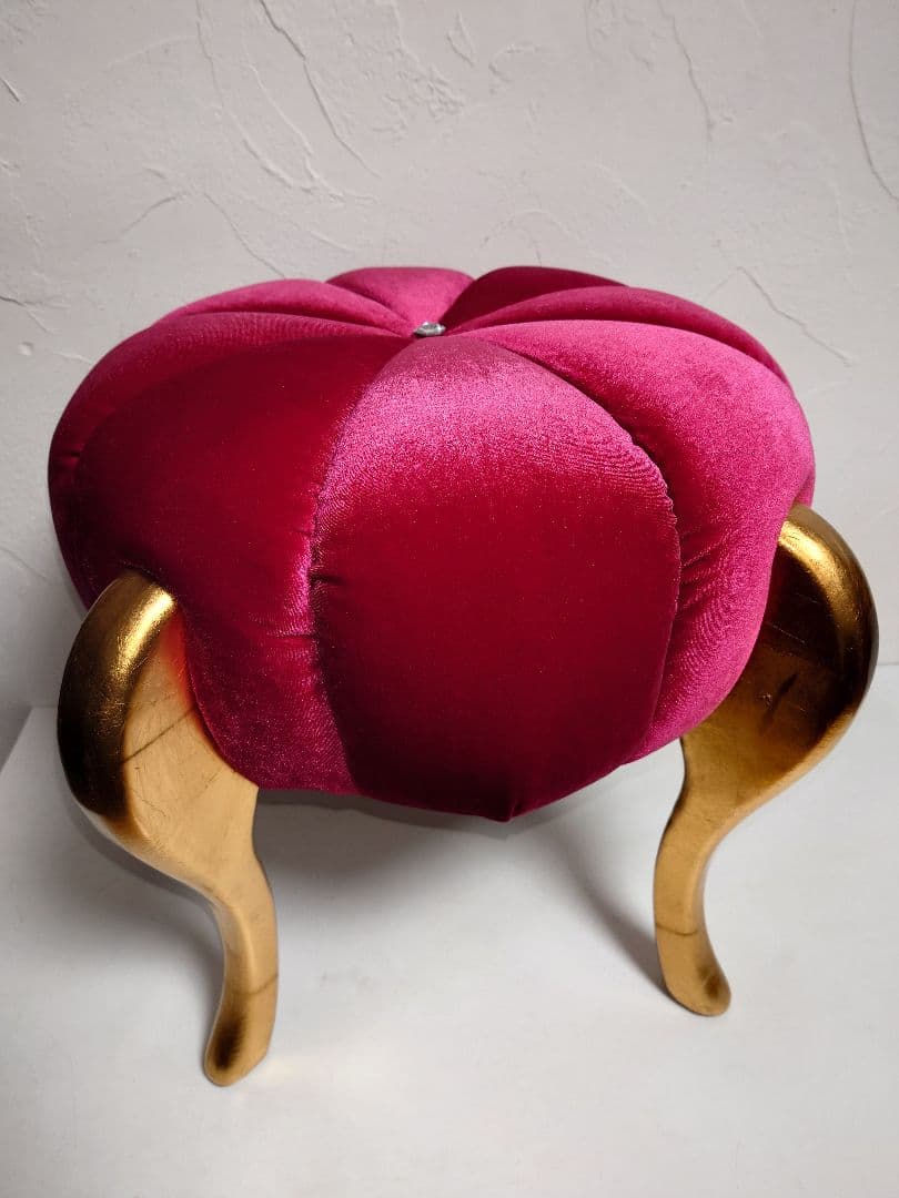 王様 貴族 椅子 かぼちゃ パンプキンスツール いす イス チェア CHAIR