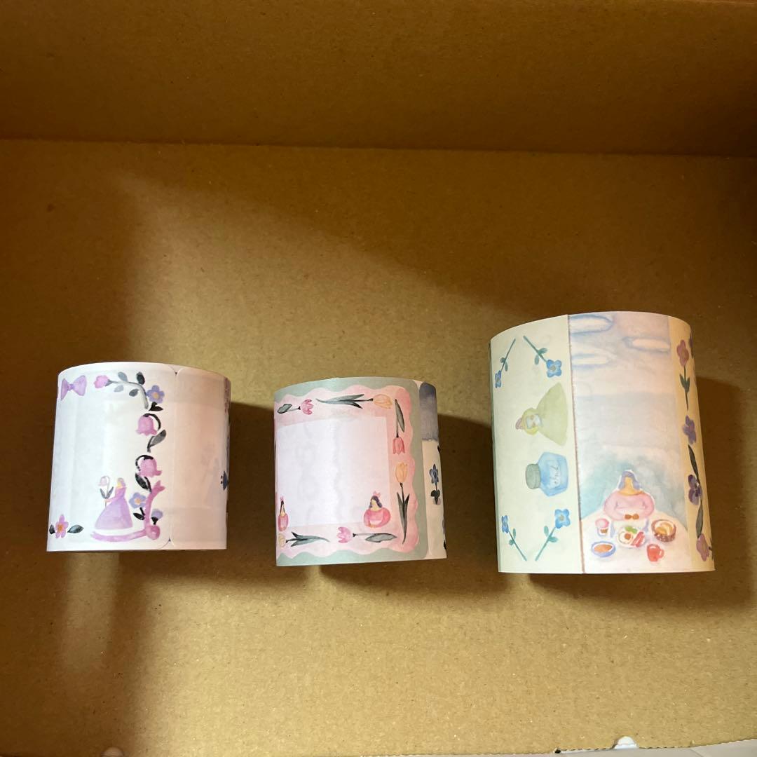 手紙社　ロール付箋　トビマツショウイチロウ　キンイロヒトデ　オビワン　など