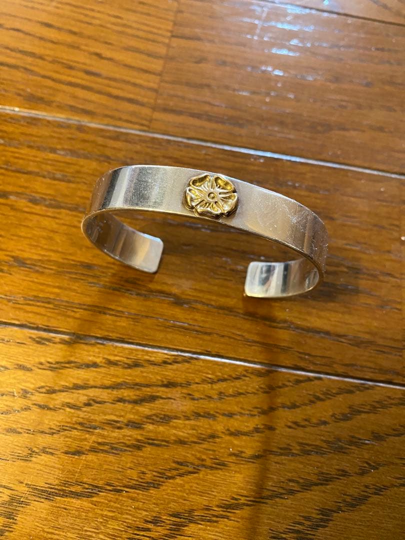 TADY&KING Ｌサイズ　平打ちバングルGPローズ