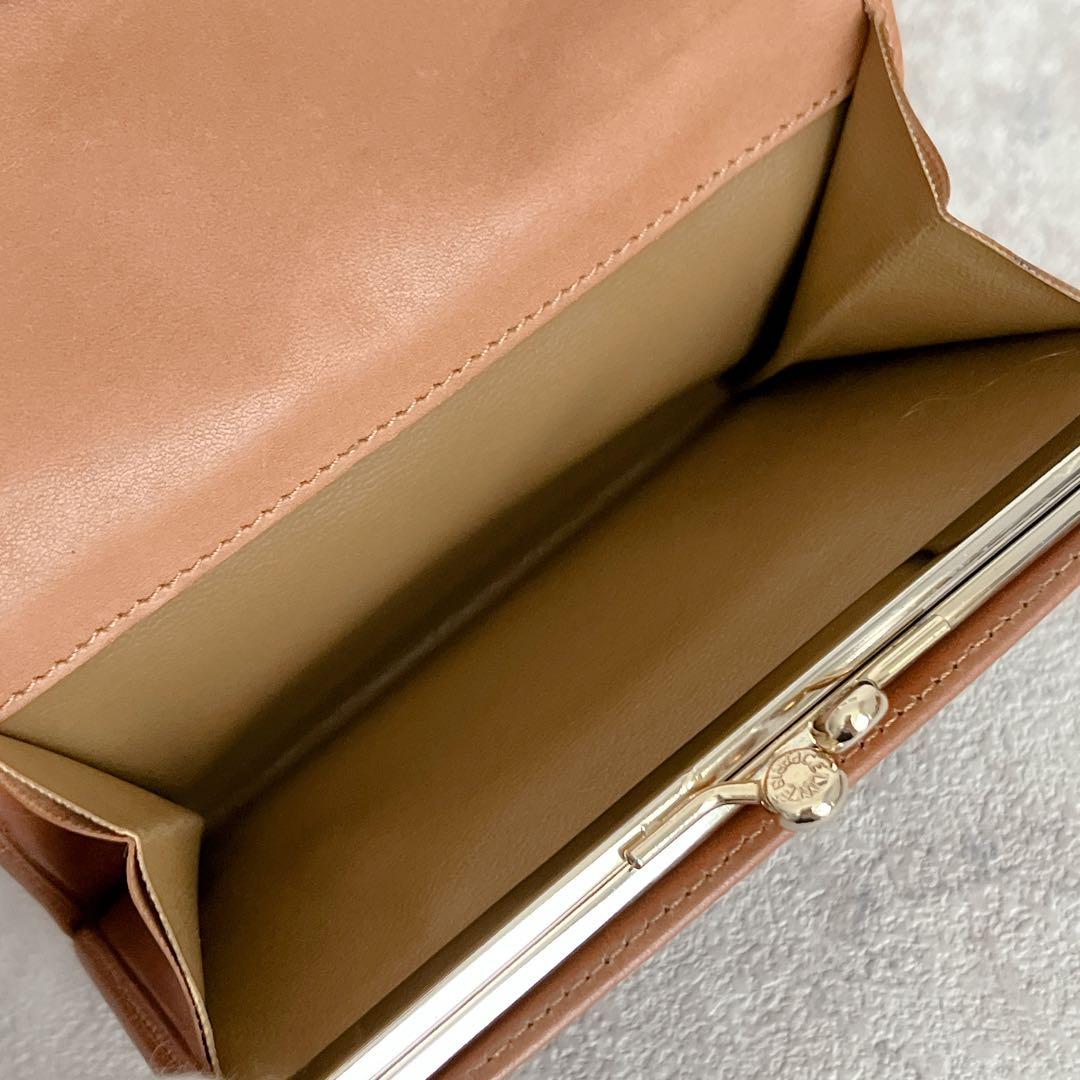 未使用級✨セリーヌ マカダム がま口 トリオンフ 二つ折り財布 pvc レザー