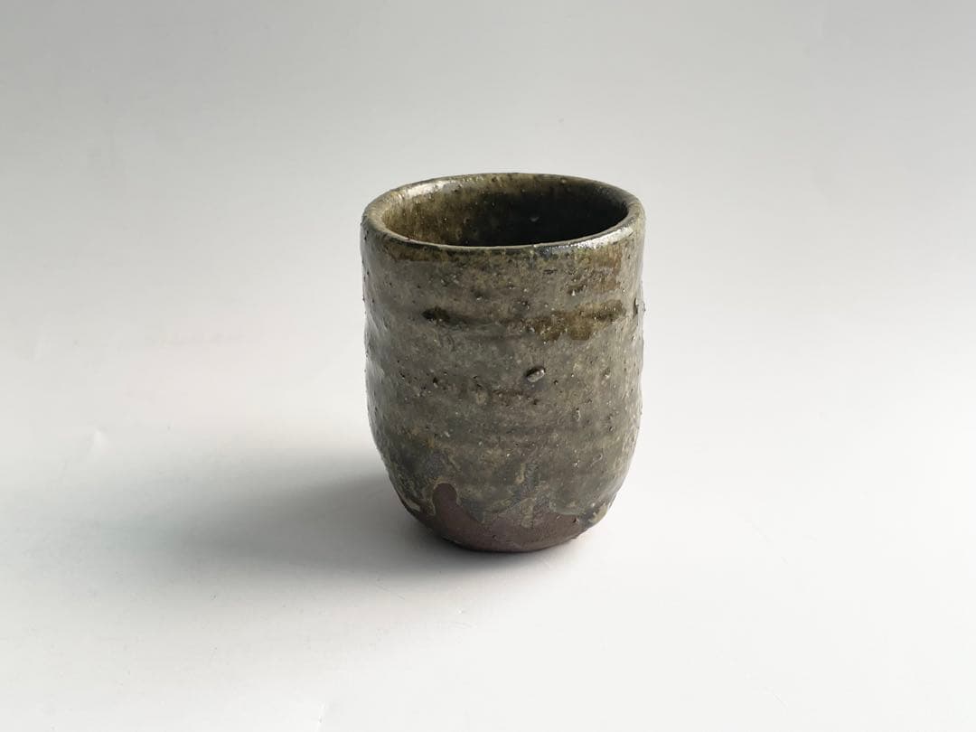 陶芸家　國吉清尚　ぐい呑　酒器　酒杯　筒杯　湯呑　識箱　沖縄　琉球