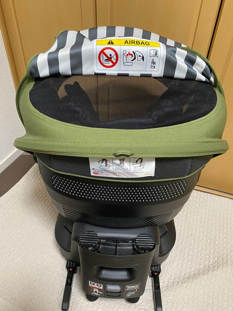 美品　エールべべ クルット5 qui チャイルドシート isofix対応