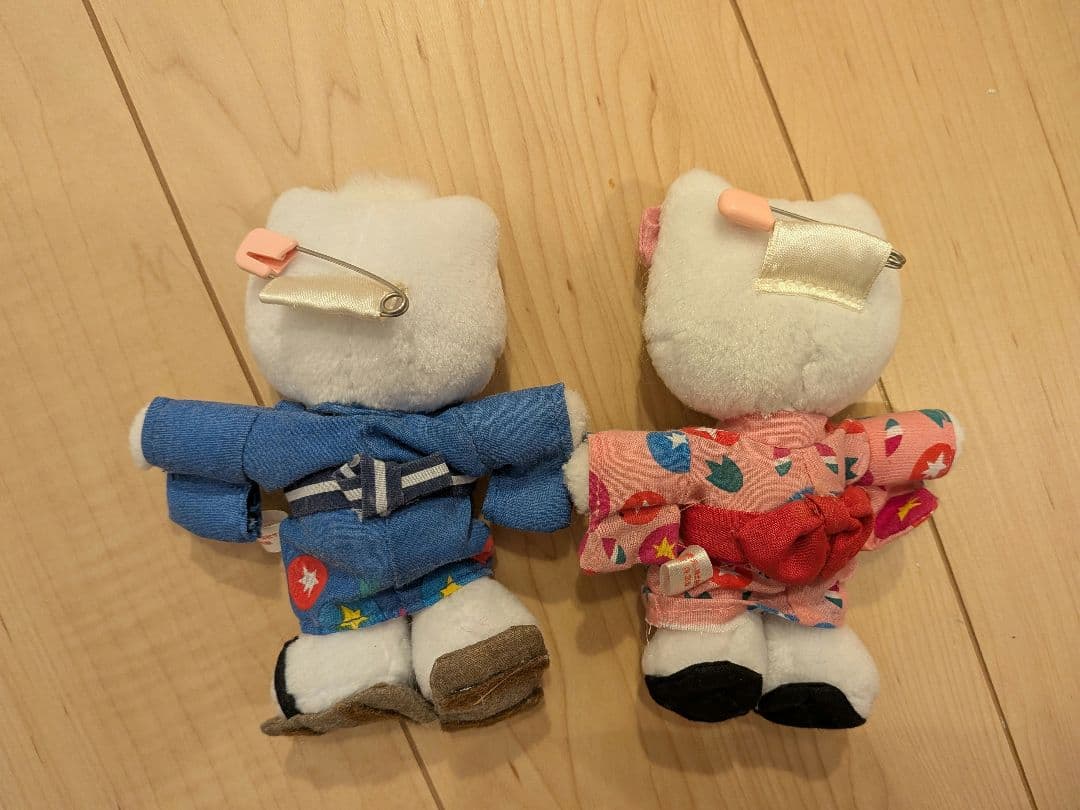 レトロ　ハローキティ 浴衣　ドール　ぬいぐるみ　ダニエル　セット
